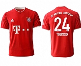 2020-21 Bayern Munich 24 TOLISSO Home Thailand Soccer Jersey,baseball caps,new era cap wholesale,wholesale hats
